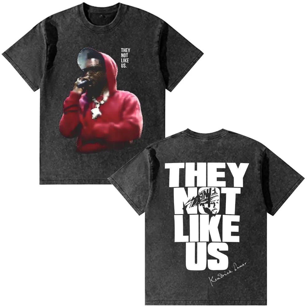 Rapper Kendrick Lamar They Not Like Us T-shirt Men Women Fashion Hip Hop Vintage Washed Oversized T-shirts Summer Cotton T Shirt
Rapper Kendrick Lamar They Not Like Us T-shirt Men Women Fashion Hip Hop Vintage Washed Oversized T-shirts Summer Cotton T Shirt