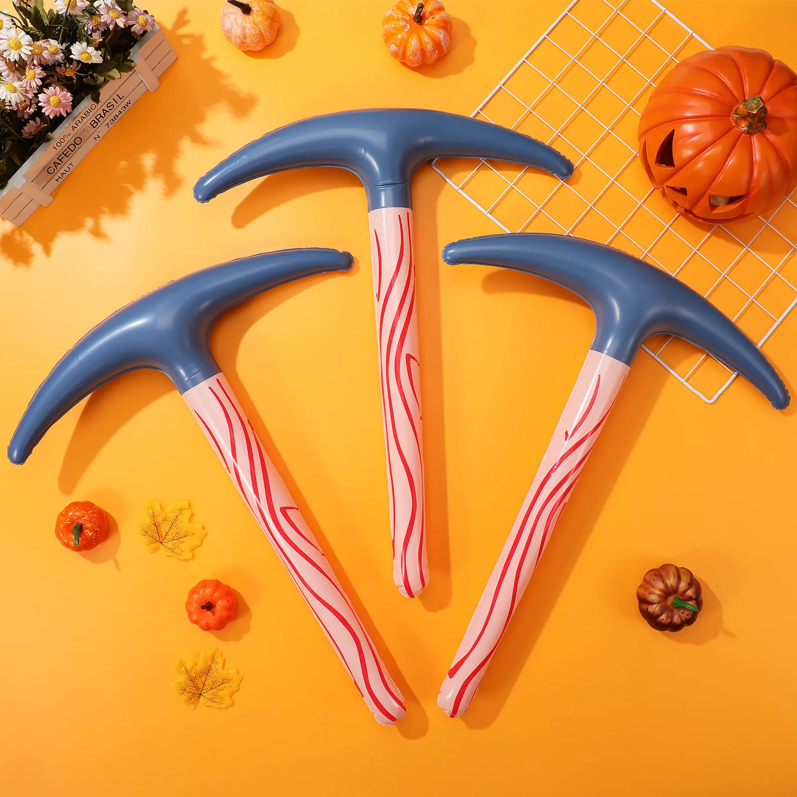 3Pcs Inflatable Pickaxe Prank Party Prop Birthday Halloween Christmas Decoration Funny Party Favor Inflatable Pickaxe Toys
3Pcs Inflatable Pickaxe Prank Party Prop Birthday Halloween Christmas Decoration Funny Party Favor Inflatable Pickaxe Toys