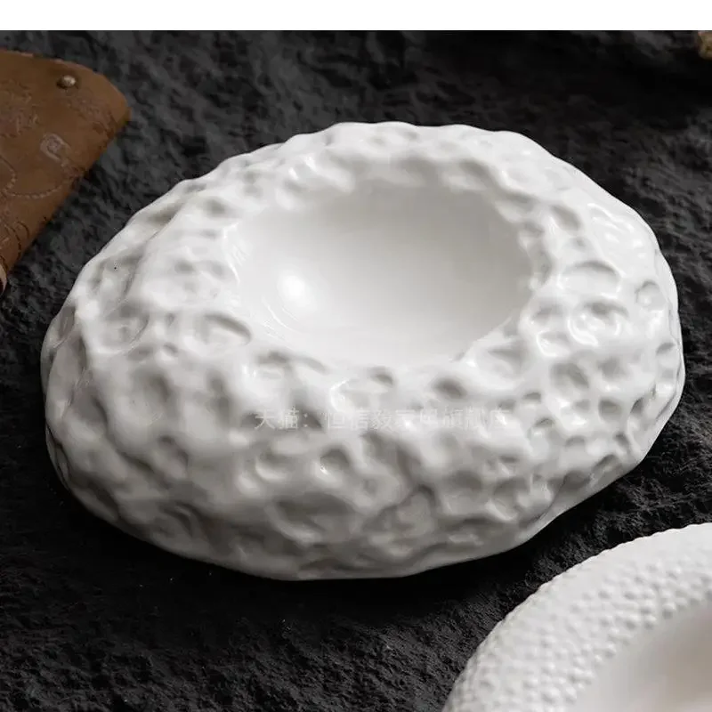 Ceramic Dinner Plate Restaurant Irregular Texture Thick Soup Dessert Pasta Snack Plates Special Tableware
Ceramic Dinner Plate Restaurant Irregular Texture Thick Soup Dessert Pasta Snack Plates Special Tableware