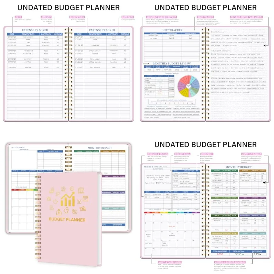 Budget Planner - Monthly Financial Planner Organizer with Expense Budget Book/Expense Tracker Notebook/Accounting Book to Manag
Budget Planner - Monthly Financial Planner Organizer with Expense Budget Book/Expense Tracker Notebook/Accounting Book to Manag