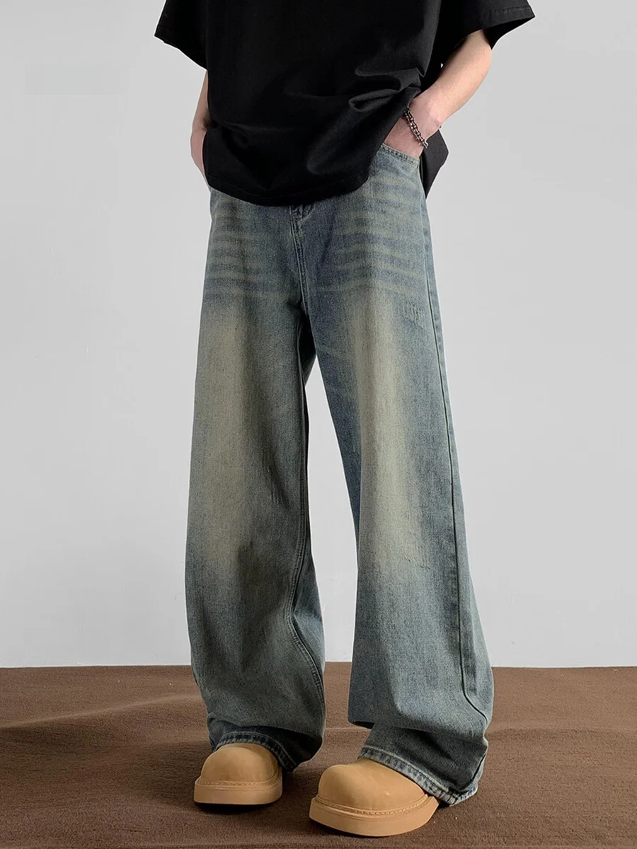 American High Street Cleanfit Men's Loose Wide Leg Straight Jeans Spring Autumn Trendy Long Pants Youthful Popular Jeans
American High Street Cleanfit Men's Loose Wide Leg Straight Jeans Spring Autumn Trendy Long Pants Youthful Popular Jeans