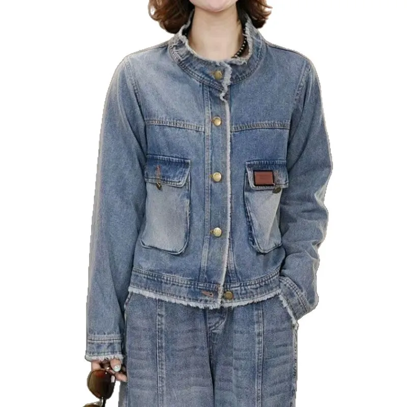 New Retro Tassel Denim Jacket, 2026 Early Autumn Short Loose Jacket
New Retro Tassel Denim Jacket, 2026 Early Autumn Short Loose Jacket