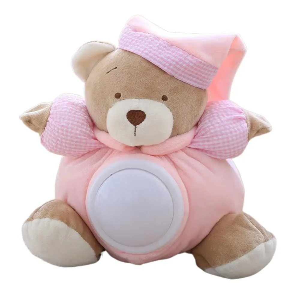 Musical Appease Bear Toys Breathing Light Press Type Sleeping Comfort Bear Interactive Comfortable Breathing Stuffed Animal Toy
Musical Appease Bear Toys Breathing Light Press Type Sleeping Comfort Bear Interactive Comfortable Breathing Stuffed Animal Toy