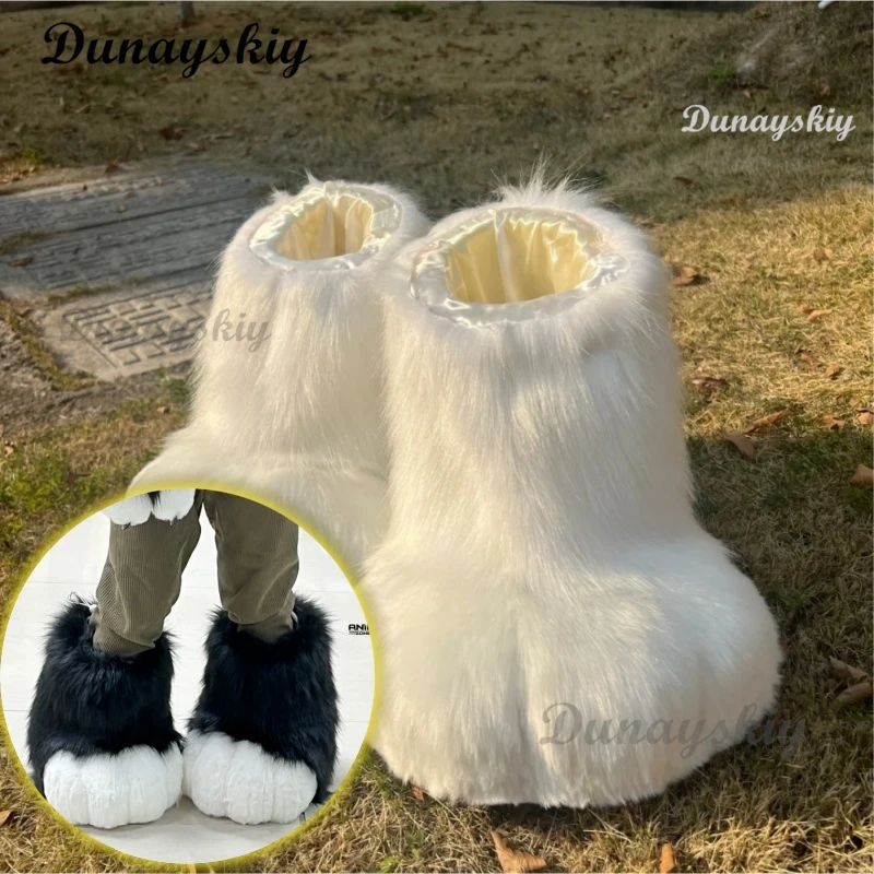 Fursuit Cosplay Shoes Japanese Style Furry Animal Footwear Art Exhibition Secondary Furry Boots Cosplay Outdoor Halloween
Fursuit Cosplay Shoes Japanese Style Furry Animal Footwear Art Exhibition Secondary Furry Boots Cosplay Outdoor Halloween
