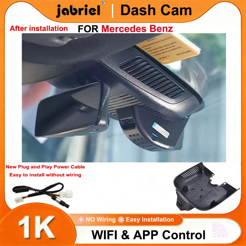 Car DVR 1K 1080P Wifi Plug and Play Dash Cam for Mercedes Benz A Class w177 B Class w247 w118 for Mercedes Benz AMG A35 CLA35
Car DVR 1K 1080P Wifi Plug and Play Dash Cam for Mercedes Benz A Class w177 B Class w247 w118 for Mercedes Benz AMG A35 CLA35