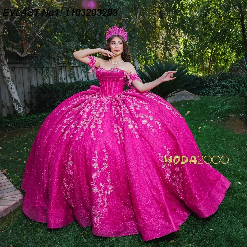 EVLAST розовое платье принцессы Quinceanera по индивидуальному заказу, бальное платье с цветочной аппликацией и бисером, с большим бантом, Sweet 16, Vestido De 15 Anos E1Q98
EVLAST розовое платье принцессы Quinceanera по индивидуальному заказу, бальное платье с цветочной аппликацией и бисером, с большим бантом, Sweet 16, Vestido De 15 Anos E1Q98