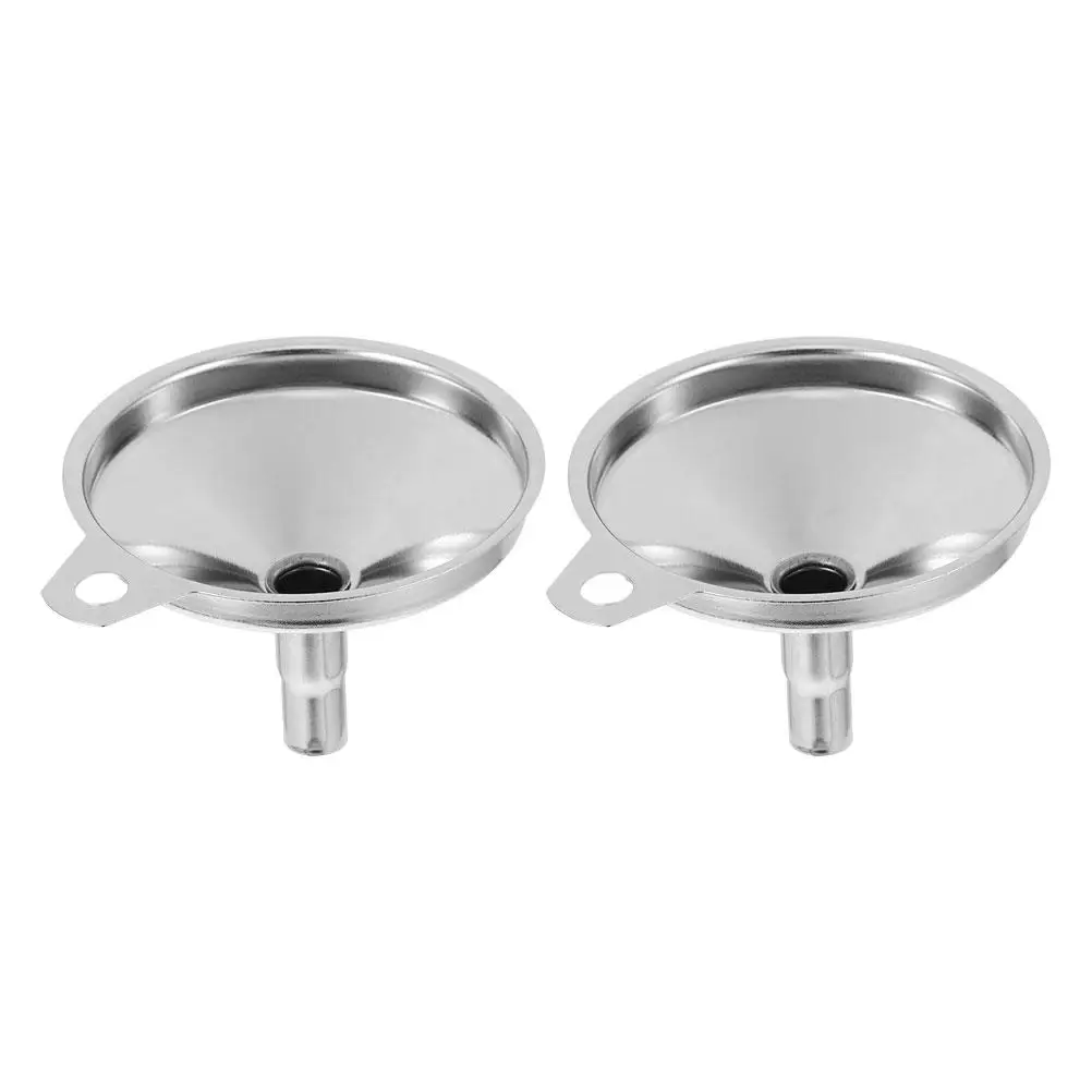 2Pcs Small Funnel Stainless Steel Kitchen Oil Coffee Pouring Tool Lightweight Easy Clean Portable Liquid Transfer
2Pcs Small Funnel Stainless Steel Kitchen Oil Coffee Pouring Tool Lightweight Easy Clean Portable Liquid Transfer