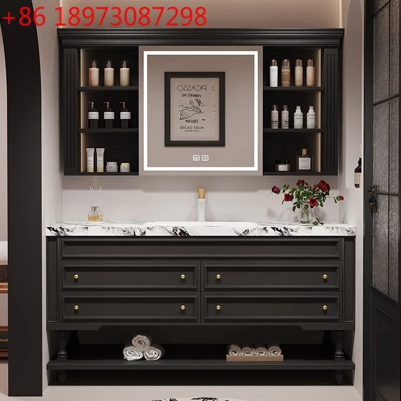 Oak French vintage bathroom cabinet combination American toilet sink washbasin cabinet bathroom
Oak French vintage bathroom cabinet combination American toilet sink washbasin cabinet bathroom