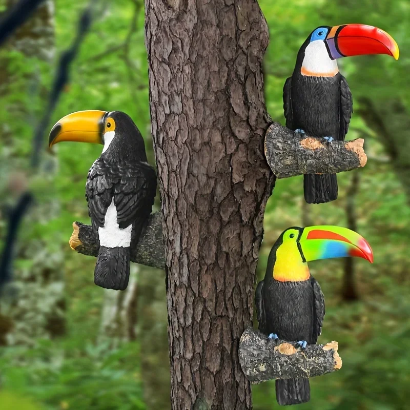 Natural Rustic Toucan Bird Figurine Tree Hugger Decor Hanging Resin Ornament Sculpture Garden Statue Animal Yard Wall Decoration
Natural Rustic Toucan Bird Figurine Tree Hugger Decor Hanging Resin Ornament Sculpture Garden Statue Animal Yard Wall Decoration