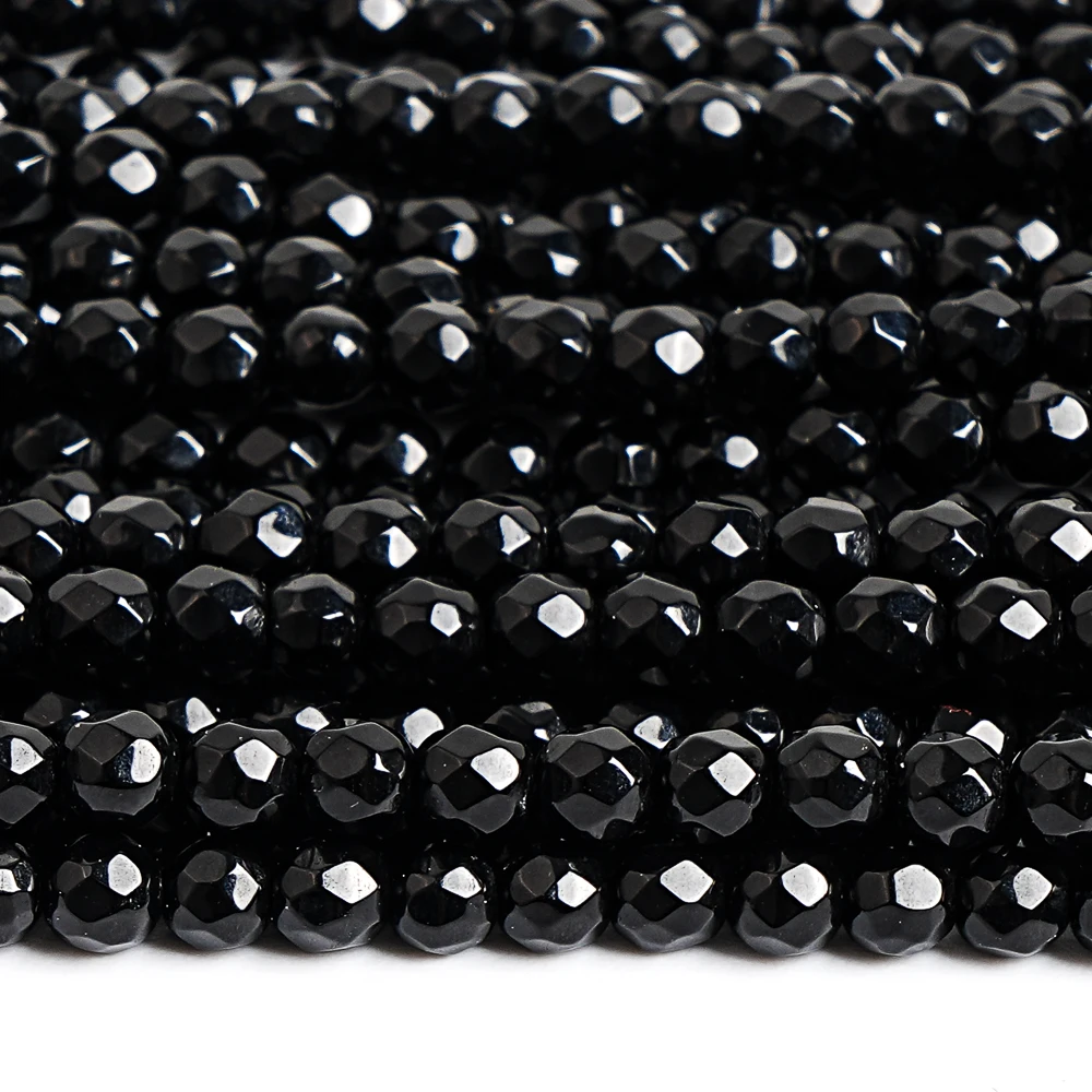 4mm 64-Facet Black Agate Round Beads High Precision Cut Loose Spherical Beads for Jewelry Making Gemstone Spacer Beads
4mm 64-Facet Black Agate Round Beads High Precision Cut Loose Spherical Beads for Jewelry Making Gemstone Spacer Beads