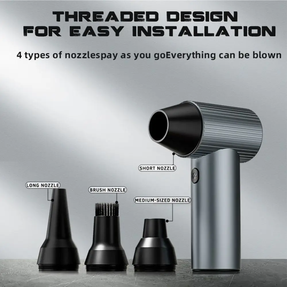 90000PRM Violent Turbo Fan Variable Speed Powerful Airflow Wireless Handheld Blower High Power Adjustable Speed
90000PRM Violent Turbo Fan Variable Speed Powerful Airflow Wireless Handheld Blower High Power Adjustable Speed