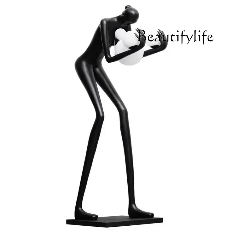 Nordic Creative Hotel Lobby Sales Department Decoration Humanoid Art Sculpture Floor-Standing Decorations Decoration
Nordic Creative Hotel Lobby Sales Department Decoration Humanoid Art Sculpture Floor-Standing Decorations Decoration