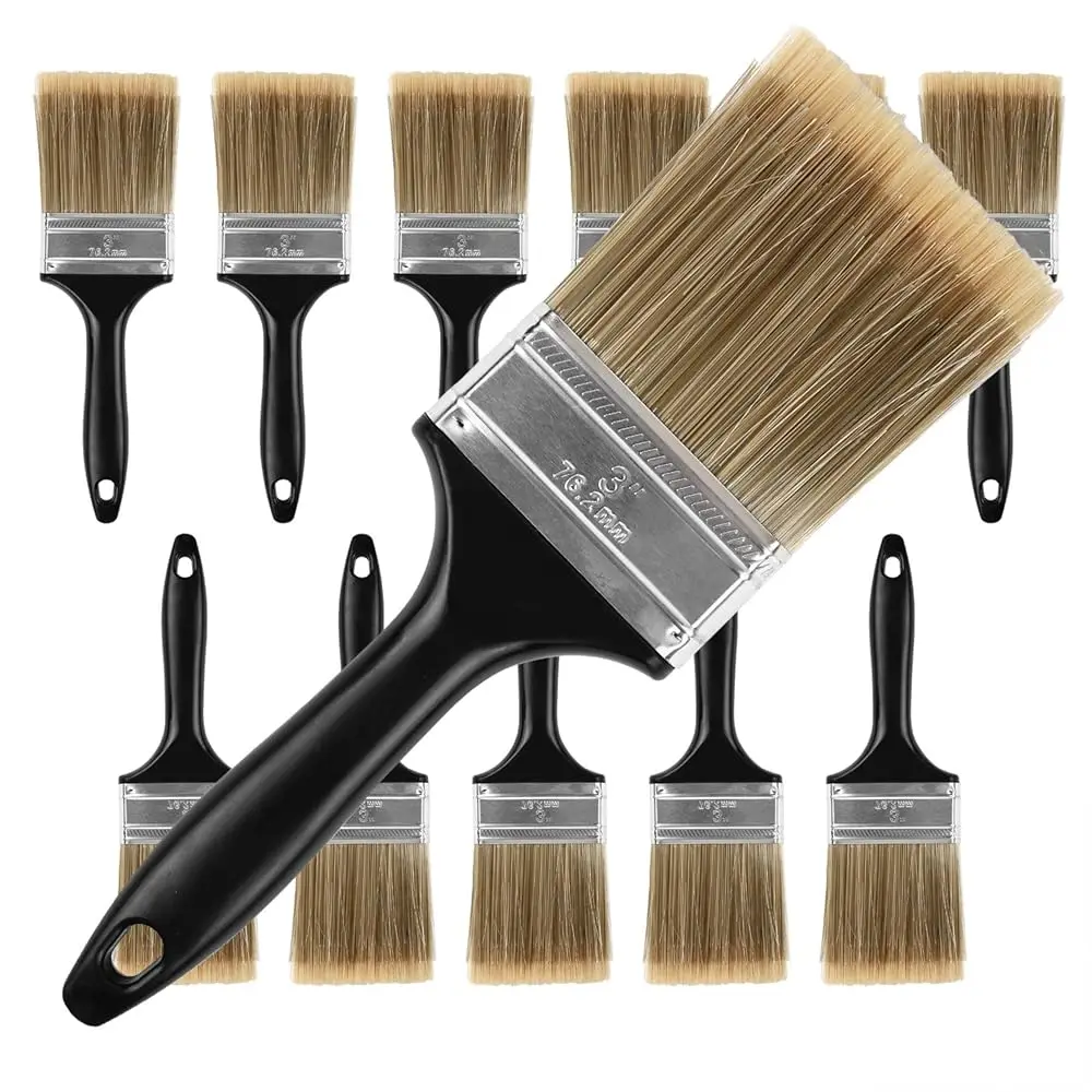 Paint Brush 12 Packs 3 H, Home Wall Trim House Chip Paintbrush Set, Professional Multi-Purpose Home Repair Tools For Diy Paint
Paint Brush 12 Packs 3 H, Home Wall Trim House Chip Paintbrush Set, Professional Multi-Purpose Home Repair Tools For Diy Paint