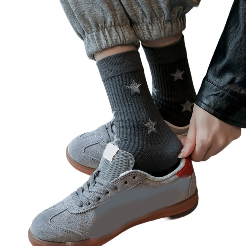 Japanese Korean Women Cotton Socks Harajuku Aesthetic Star Pattern Spring Autumn Middle Tube Calf Socks Hosiery
Japanese Korean Women Cotton Socks Harajuku Aesthetic Star Pattern Spring Autumn Middle Tube Calf Socks Hosiery