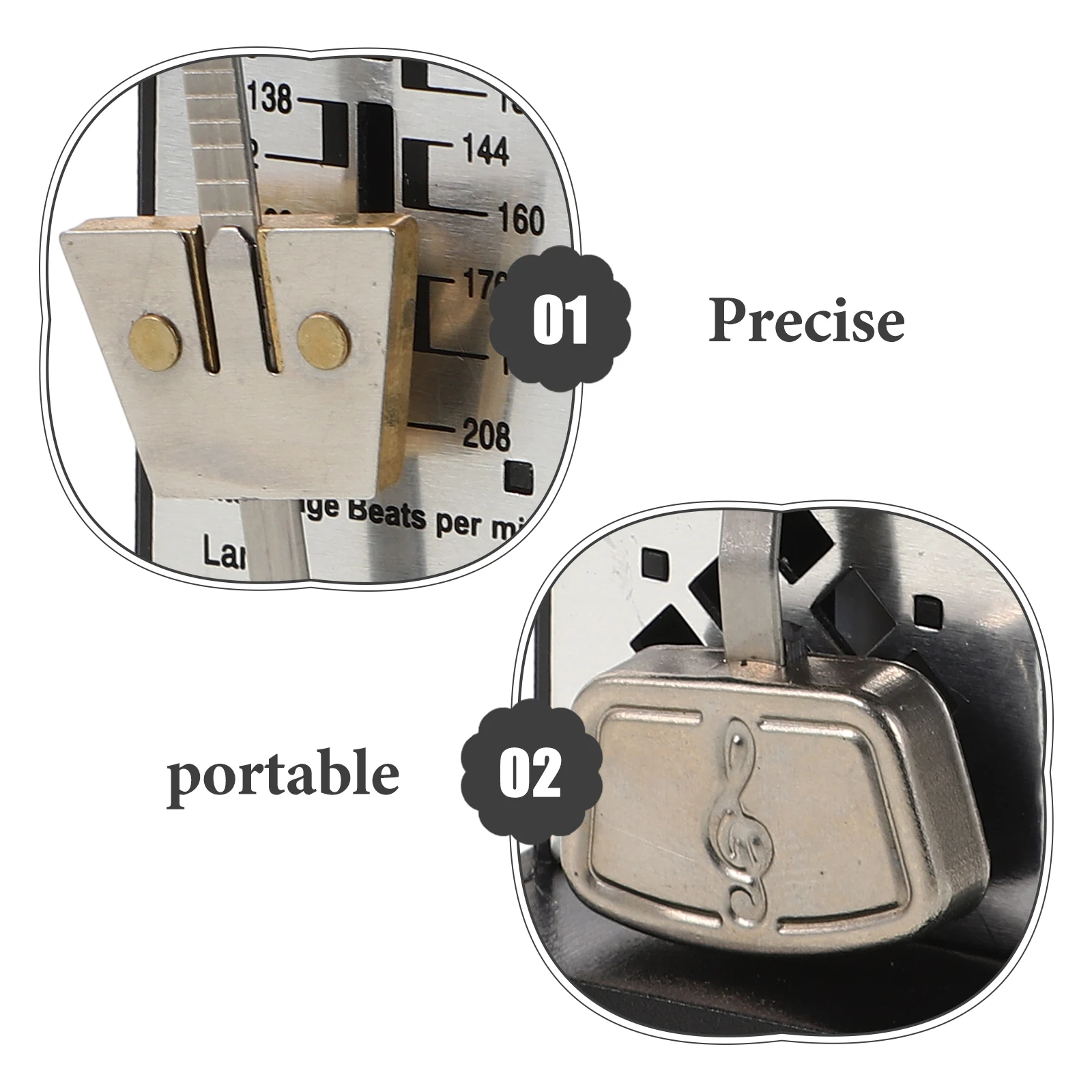 Mechanical Metronome Piano Violin Guitar Meter Sturdy Drum Metronomes Practical Musical Instruments Black Mini Portable
Mechanical Metronome Piano Violin Guitar Meter Sturdy Drum Metronomes Practical Musical Instruments Black Mini Portable