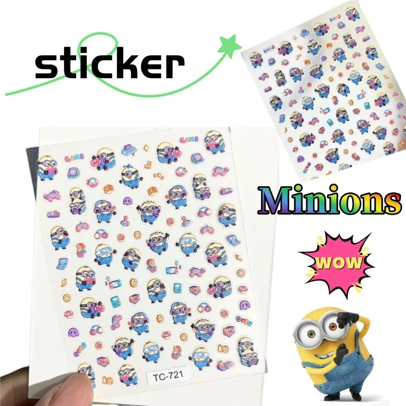 Cute Minions anime cartoon creative waterproof personalized nail DIY phone case water cup tablet embossed stickers peripheral
Cute Minions anime cartoon creative waterproof personalized nail DIY phone case water cup tablet embossed stickers peripheral