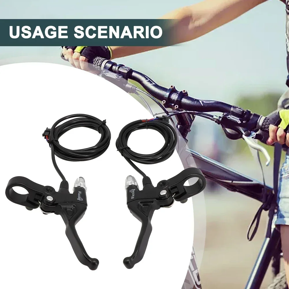 1 Pair Brake Levers Black Cutout E-bike Electric Lever Mechanical Short Wuxing 49PDD Aluminum Alloy 2024
1 Pair Brake Levers Black Cutout E-bike Electric Lever Mechanical Short Wuxing 49PDD Aluminum Alloy 2024