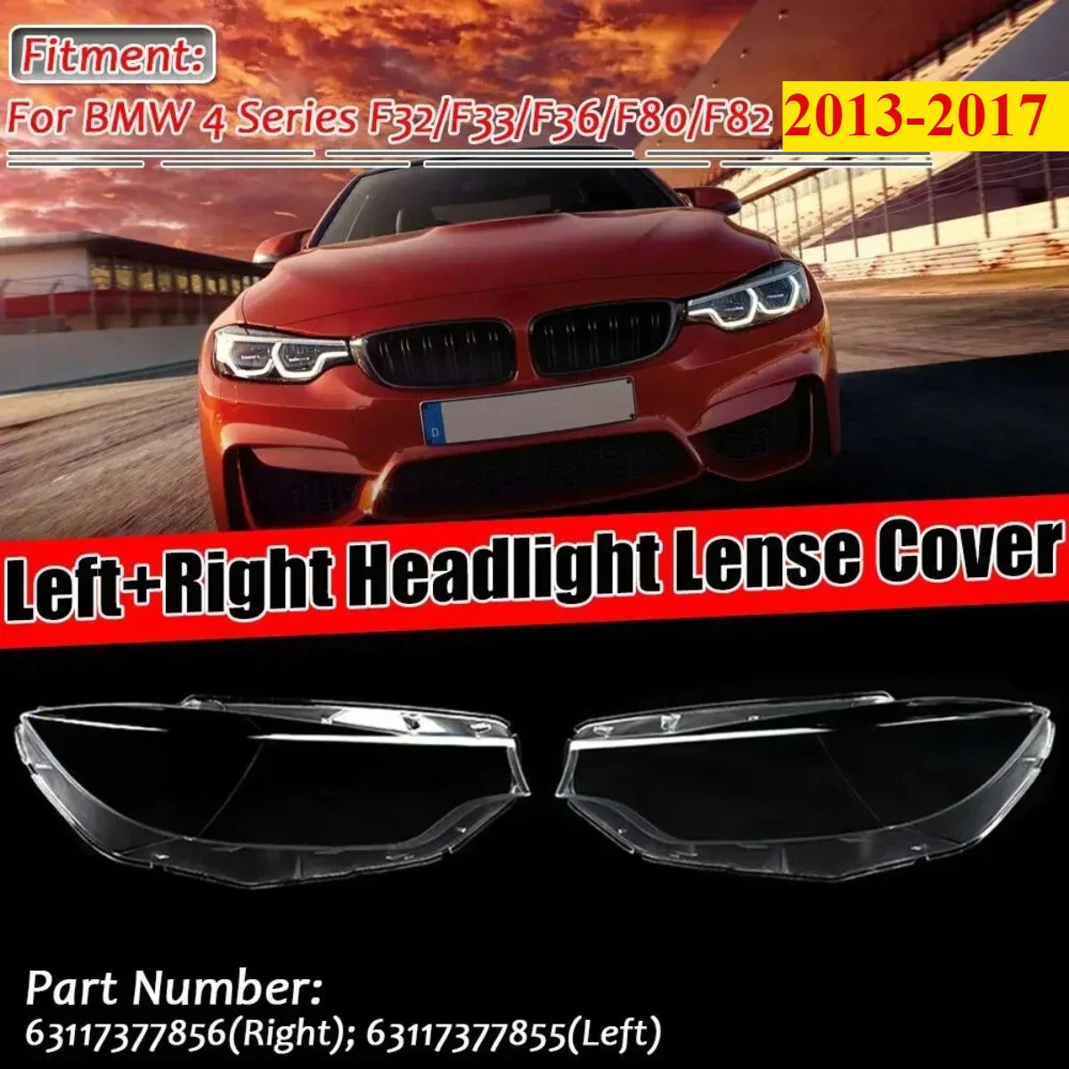Для BMW M4 4 серии F32 F33 F36 F82 2013 2014 2015 2016 2017 Чехол для линз фары Корпус абажура
Для BMW M4 4 серии F32 F33 F36 F82 2013 2014 2015 2016 2017 Чехол для линз фары Корпус абажура