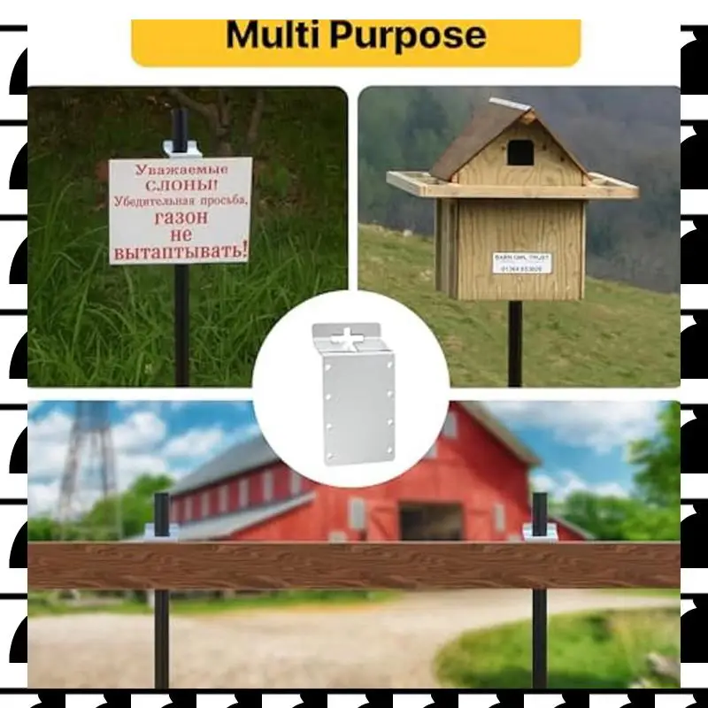A44U 6 T Post Brackets,T Post Target Hanger,Fence Bracket For T Shape Fence Posts,T Post Corner Brace For Trail Camera Mount
A44U 6 T Post Brackets,T Post Target Hanger,Fence Bracket For T Shape Fence Posts,T Post Corner Brace For Trail Camera Mount