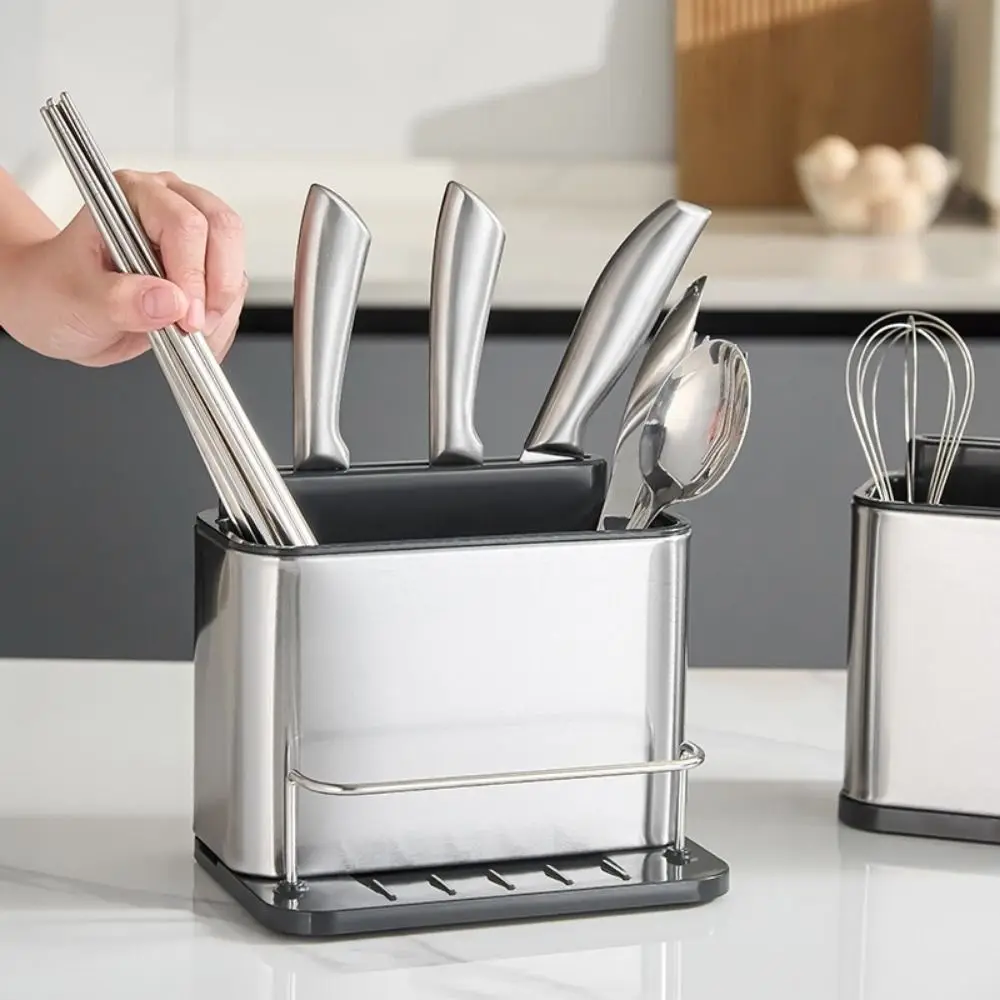Stainless Steel Cutlery Storage Box Large Capacity Rust-proof Chopsticks Storage Basket Rectangular Drainable Cutlery Organizer
Stainless Steel Cutlery Storage Box Large Capacity Rust-proof Chopsticks Storage Basket Rectangular Drainable Cutlery Organizer