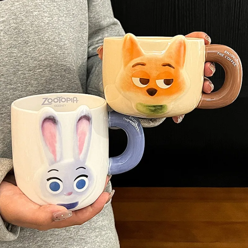 Cartoon Disney Anime Zootopia Kawaii Judy Ceramic Cup Cute Nick Office Coffee Mug Milk Mugs Couple Water Cups Birthday Gift
Cartoon Disney Anime Zootopia Kawaii Judy Ceramic Cup Cute Nick Office Coffee Mug Milk Mugs Couple Water Cups Birthday Gift