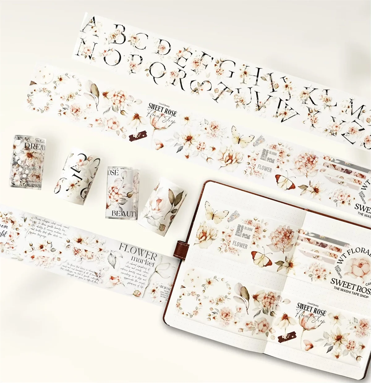 WT Studio Vintage Moonlight Rose Washi PET Tape for Plan Card Making DIY Scrapbooking Plan Decorative Sticker
WT Studio Vintage Moonlight Rose Washi PET Tape for Plan Card Making DIY Scrapbooking Plan Decorative Sticker