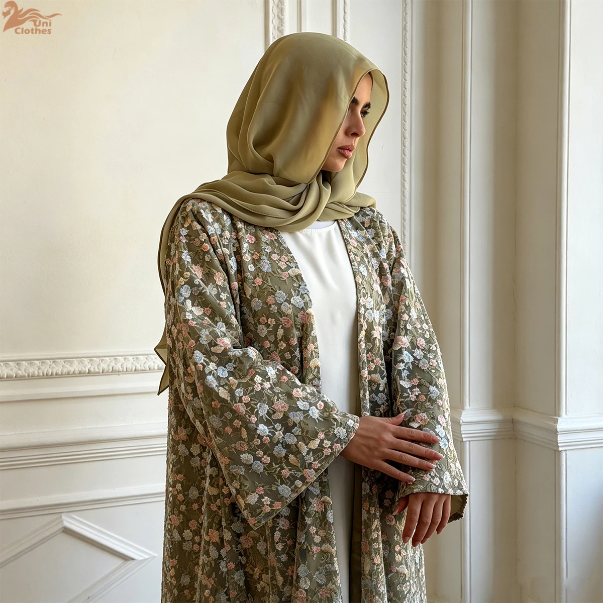 Luxurious Dubai Embroidery Abaya with Hijab for Muslim Women Arabic Holiday Two Piece Set Jalabiya Eid Islamic Turkey Kaftan
Luxurious Dubai Embroidery Abaya with Hijab for Muslim Women Arabic Holiday Two Piece Set Jalabiya Eid Islamic Turkey Kaftan