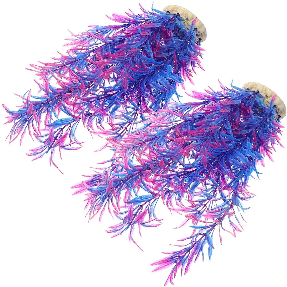 2 Pcs Lifelike Green Plant Durable Plastic Fish Tank Aquarium Decorations Large Plants for Reptile Terrarium Accessories Extra
2 Pcs Lifelike Green Plant Durable Plastic Fish Tank Aquarium Decorations Large Plants for Reptile Terrarium Accessories Extra