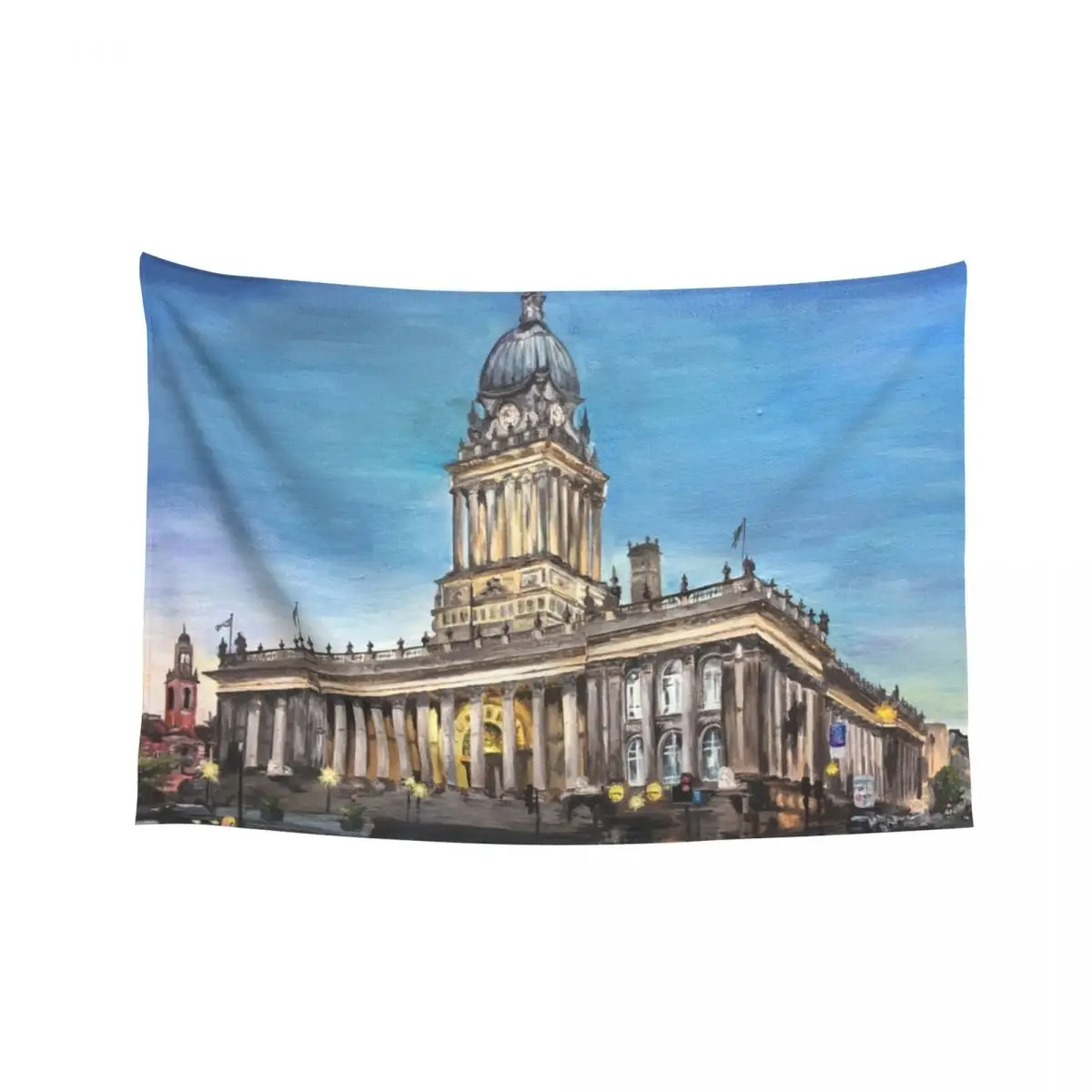 Leeds Town Hall at Twilight Tapestry Wall Decor Hanging Decoration For Home Custom Decoration Wall Tapestry
Leeds Town Hall at Twilight Tapestry Wall Decor Hanging Decoration For Home Custom Decoration Wall Tapestry