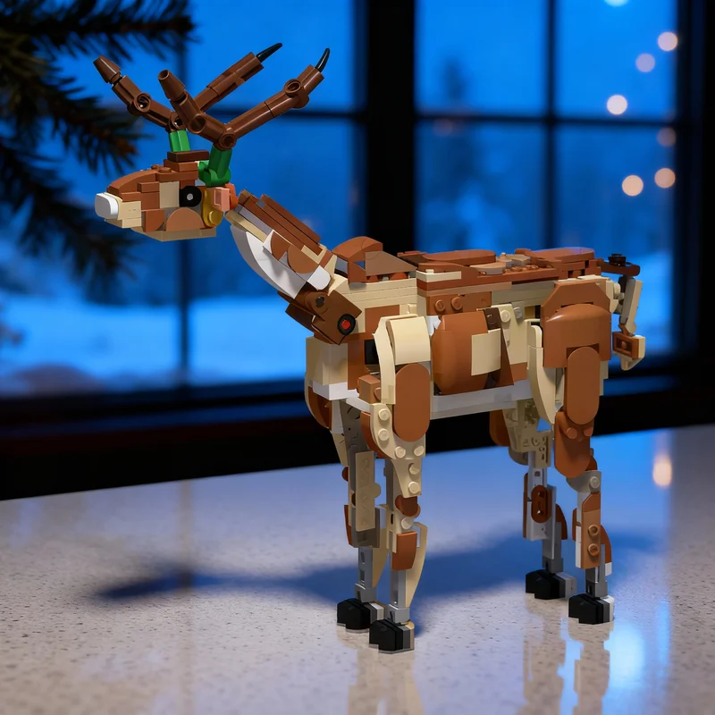 453pcs MOC Creator 3 1 Reindeer Model Building Blocks Construction Assemble Christmas Gift DIY Toy Creative Brick Education Idea
453pcs MOC Creator 3 1 Reindeer Model Building Blocks Construction Assemble Christmas Gift DIY Toy Creative Brick Education Idea