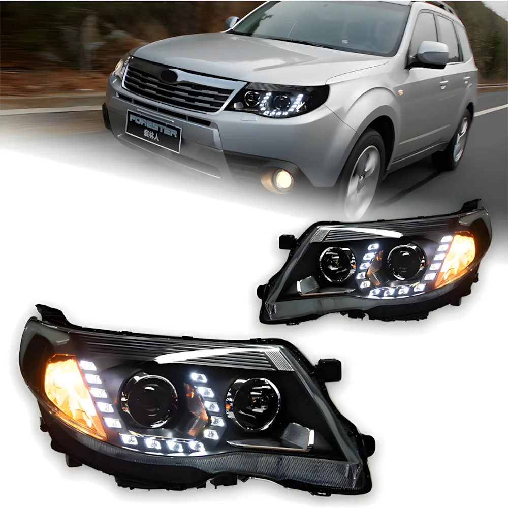 Для Subaru Forester 2008-2012 светодиодные автомобильные фары в сборе, обновление, высокое качество, объектив проектора DRL, автомобильные передние фонари, аксессуары
Для Subaru Forester 2008-2012 светодиодные автомобильные фары в сборе, обновление, высокое качество, объектив проектора DRL, автомобильные передние фонари, аксессуары