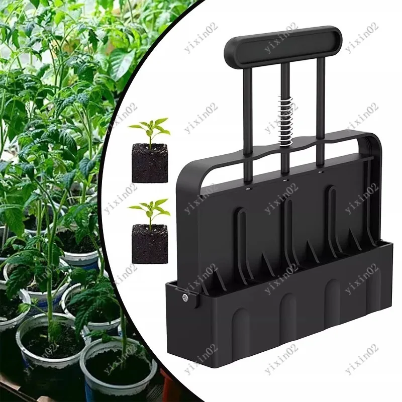 Manual Soil Block Maker Handheld Seedling Tool for Garden Nursery Planting
Manual Soil Block Maker Handheld Seedling Tool for Garden Nursery Planting