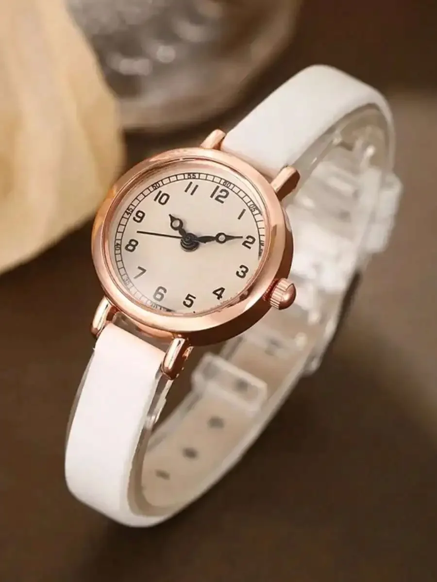 3pcs Vintage Casual Women's Watch Set, Ladies Quartz Watch With Round Small Dial, Roman Numerals, PU Leather Strap, Best Gift
3pcs Vintage Casual Women's Watch Set, Ladies Quartz Watch With Round Small Dial, Roman Numerals, PU Leather Strap, Best Gift