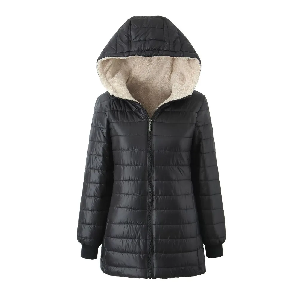 Новые корейские женские куртки средней длины с капюшоном, осенне-зимние офисные хлопковые пальто средней длины, теплые парки из овечьего флиса 
Новые корейские женские куртки средней длины с капюшоном, осенне-зимние офисные хлопковые пальто средней длины, теплые парки из овечьего флиса