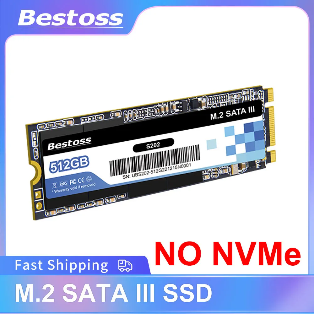 Bestoss 10PCS M.2 SATA 3.0 2280 SSD hard Drive M2 ssd m.2 1TB 256GB 512GB 128GB M Key hdd for Desktop Laptop
Bestoss 10PCS M.2 SATA 3.0 2280 SSD hard Drive M2 ssd m.2 1TB 256GB 512GB 128GB M Key hdd for Desktop Laptop