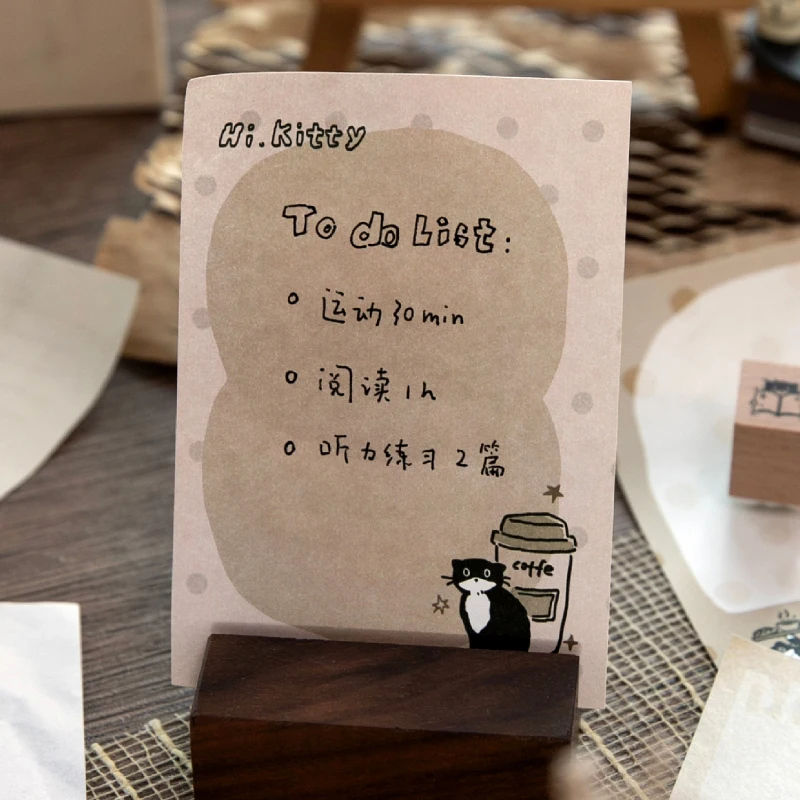 50Sheets Kawaii Coffee Time Sticky Notes 70x100mm Memo Pad for Planner DIY Journal Office School Stationery
50Sheets Kawaii Coffee Time Sticky Notes 70x100mm Memo Pad for Planner DIY Journal Office School Stationery
