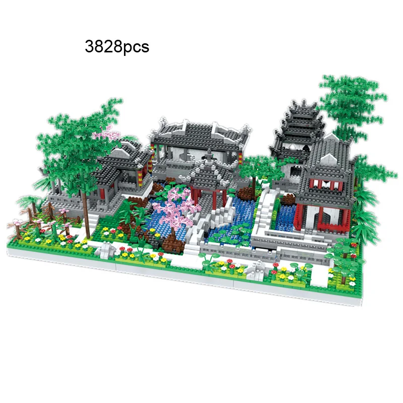 NEW China Building Blocks Suzhou Garden Building Scene Micro Particle Assembly Toy High Difficulty CHILDREN'S Toy Decorations
NEW China Building Blocks Suzhou Garden Building Scene Micro Particle Assembly Toy High Difficulty CHILDREN'S Toy Decorations
