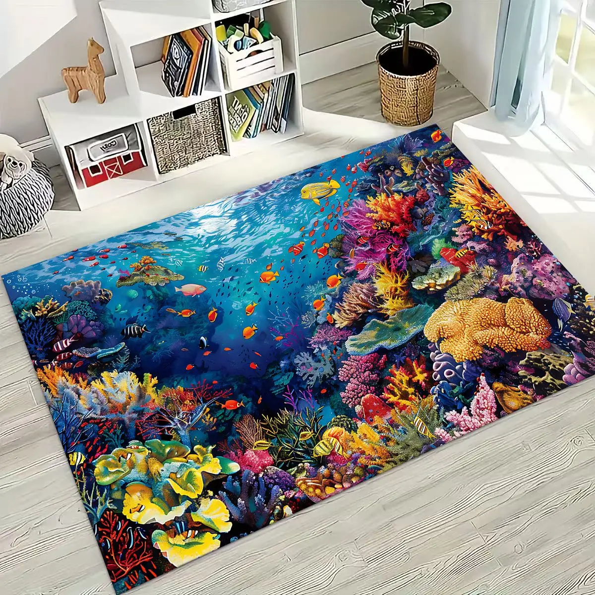 2026 New Underwater World Sea Dolphin Turtle Coral Rug for Bedroom Living Room Sofa Home Doormat Decor,Kids Non-slip Floor Mat
2026 New Underwater World Sea Dolphin Turtle Coral Rug for Bedroom Living Room Sofa Home Doormat Decor,Kids Non-slip Floor Mat