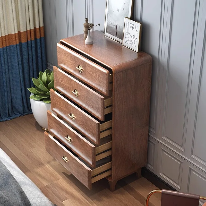 New Chinese-style chest of drawers All solid wood living room entrance Five drawers American bedroom storage chest of drawers Lo
New Chinese-style chest of drawers All solid wood living room entrance Five drawers American bedroom storage chest of drawers Lo