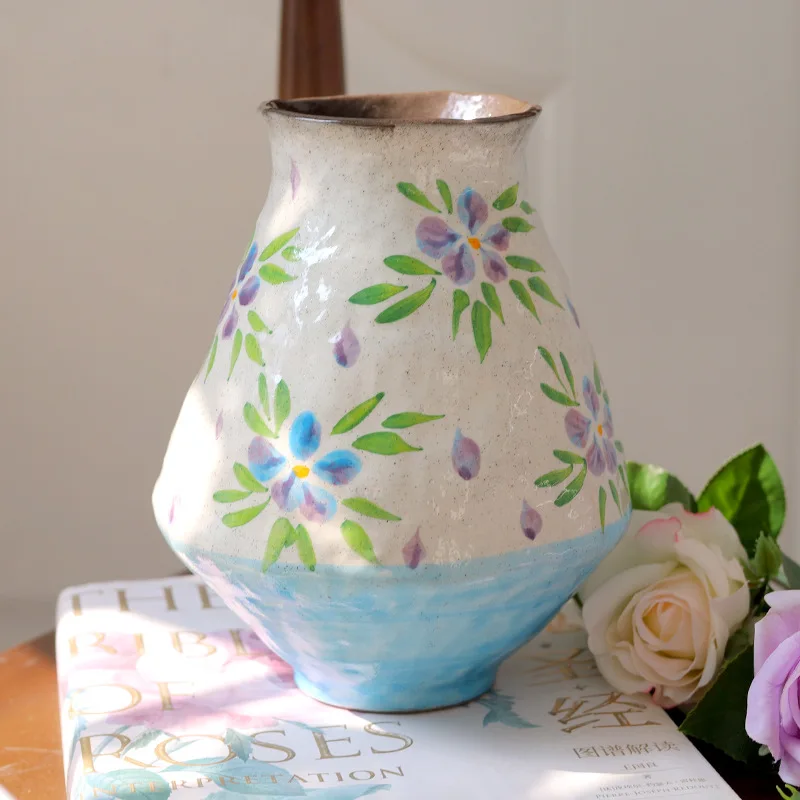 Ceramic Vase, Hand-painted Vase, Hydroponic Flower Arrangement, Living Room Desktop Decoration, Ornament, Gift
Ceramic Vase, Hand-painted Vase, Hydroponic Flower Arrangement, Living Room Desktop Decoration, Ornament, Gift