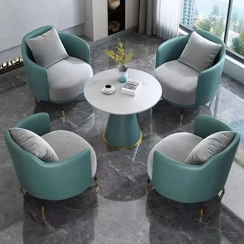 Simple single sofa chair coffee table combination reception negotiation table and chair balcony leisure
Simple single sofa chair coffee table combination reception negotiation table and chair balcony leisure