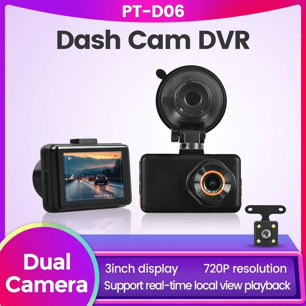 DVR Dash Cam Vehicle Front and Rear Dual Camera Drive Video Recorder Night Vision Loop Recording Auto Dashcam GPS Accessories
DVR Dash Cam Vehicle Front and Rear Dual Camera Drive Video Recorder Night Vision Loop Recording Auto Dashcam GPS Accessories