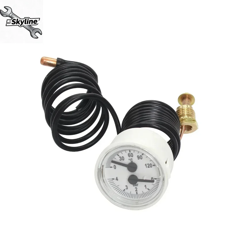 Capillary Manometer Boiler Pressure Gauge Wall Mounted Furnace Water Pressure Gauge Replacement
Capillary Manometer Boiler Pressure Gauge Wall Mounted Furnace Water Pressure Gauge Replacement