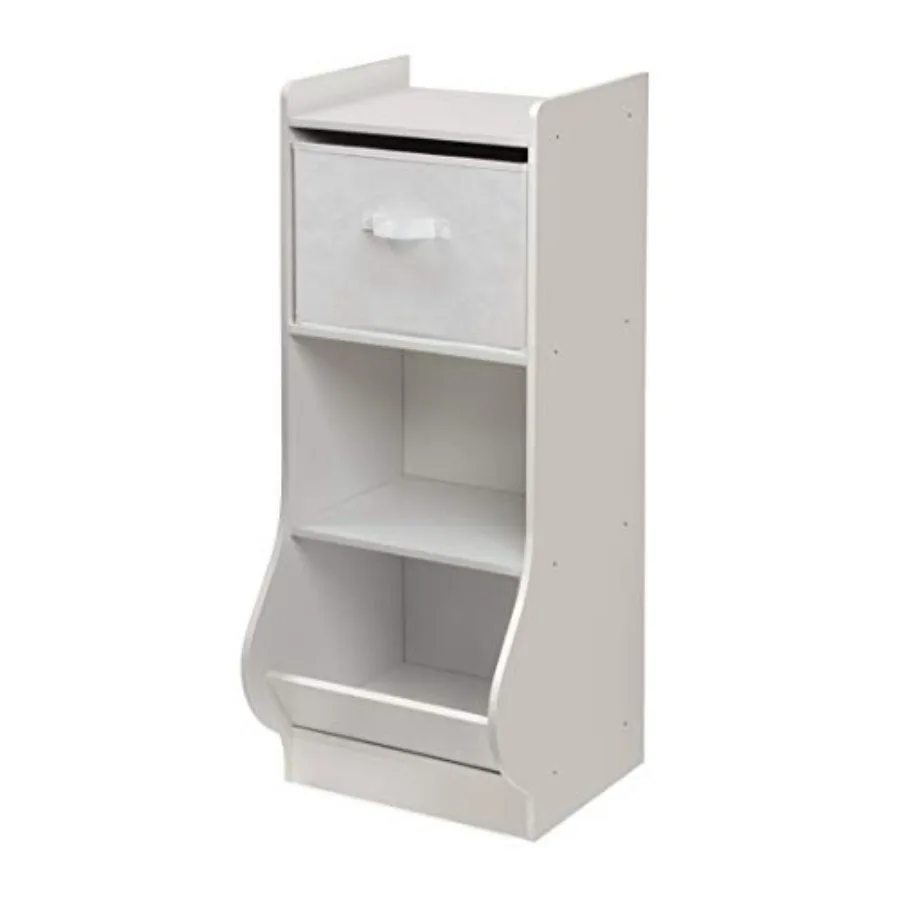 Вертикальный стеллаж для хранения с двусторонней корзиной - 2 полки, 1 наклонный контейнер, настраиваемое решение для хранения - Белый
Вертикальный стеллаж для хранения с двусторонней корзиной - 2 полки, 1 наклонный контейнер, настраиваемое решение для хранения - Белый