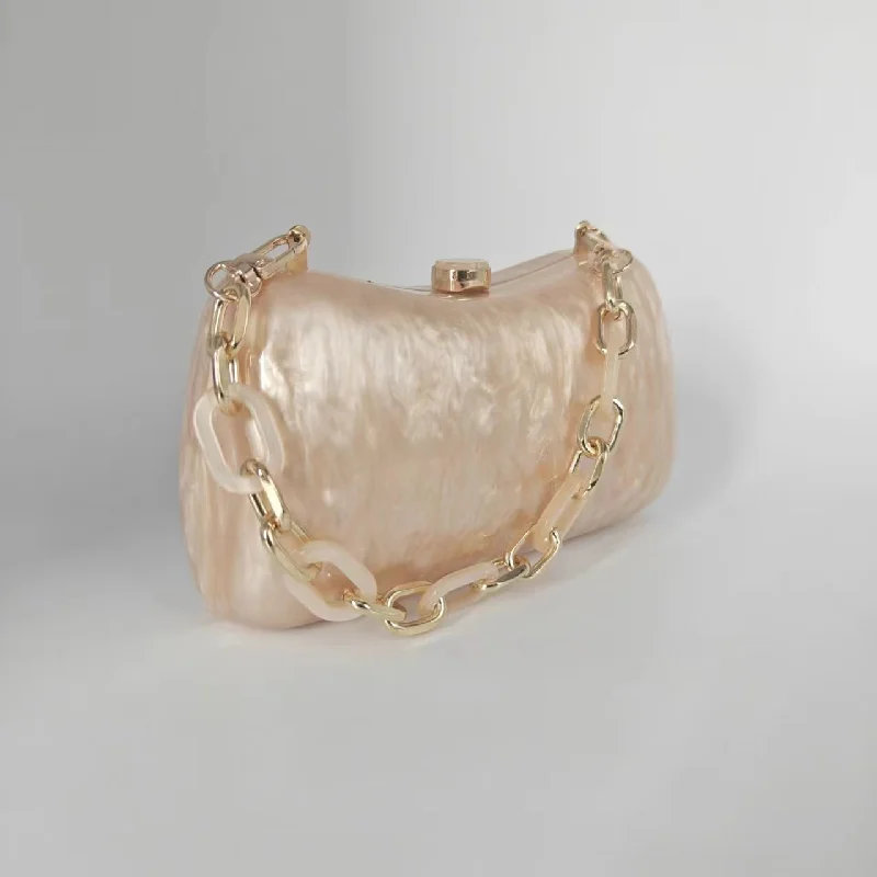New Ladies Acrylic Press Bag Elegant Evening Shoulder Crossbody Wedding Banquet Clutch Bag With Chain For Special Occasions
New Ladies Acrylic Press Bag Elegant Evening Shoulder Crossbody Wedding Banquet Clutch Bag With Chain For Special Occasions
