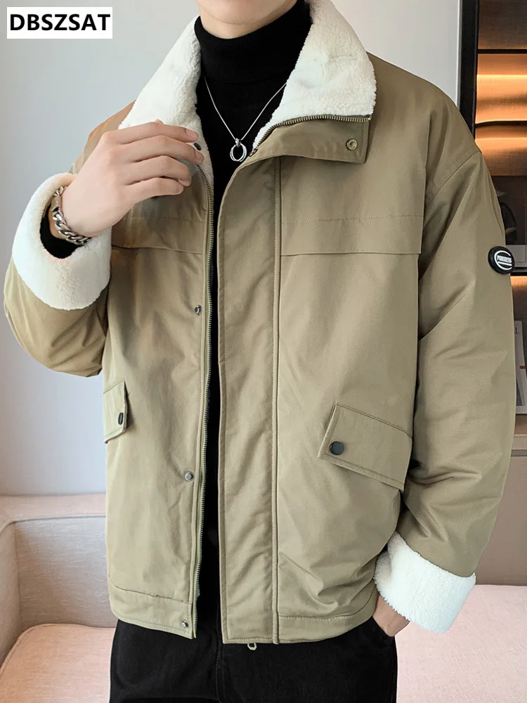 2023 New Men's Winter Jacket Warm Parka Fleece Liner Stand Collar Windbreaker Padded Coat Man Casual Solid Thick Thermal Parkas
2023 New Men's Winter Jacket Warm Parka Fleece Liner Stand Collar Windbreaker Padded Coat Man Casual Solid Thick Thermal Parkas