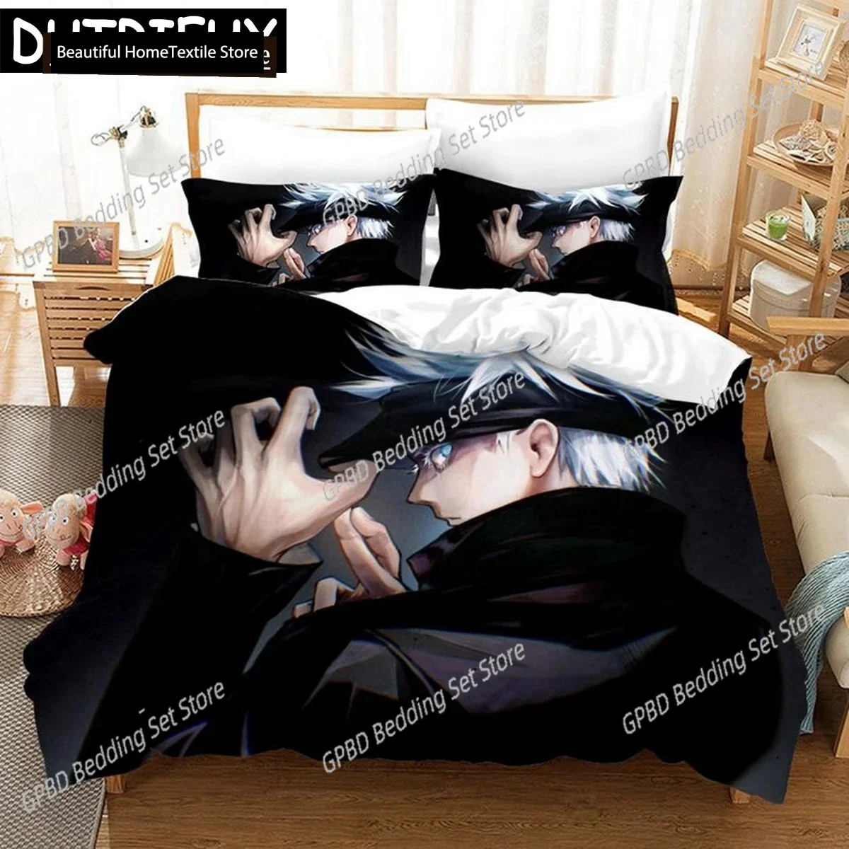 Jujutsu Kaisen Japan Anime 3D Printed Bedding Set King Duvet Cover Pillow Case Comforter Cover Bedclothes Duvet Covers 04
Jujutsu Kaisen Japan Anime 3D Printed Bedding Set King Duvet Cover Pillow Case Comforter Cover Bedclothes Duvet Covers 04