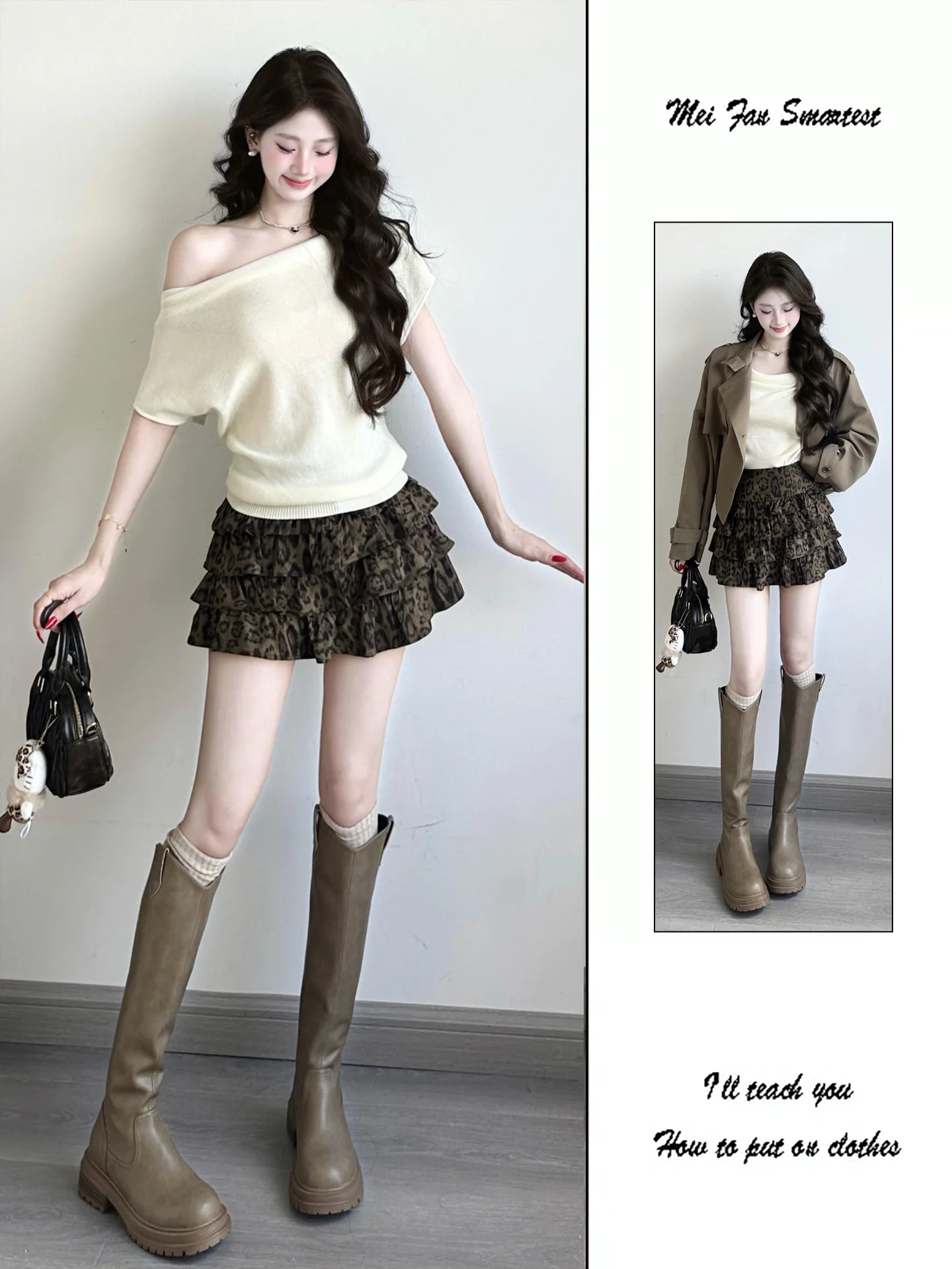 Sexy Leopard Print Skirt Women's Spring Summer New Retro Versatile Slimming Puffy Cake Short Skirt Korean Style Commute
Sexy Leopard Print Skirt Women's Spring Summer New Retro Versatile Slimming Puffy Cake Short Skirt Korean Style Commute
