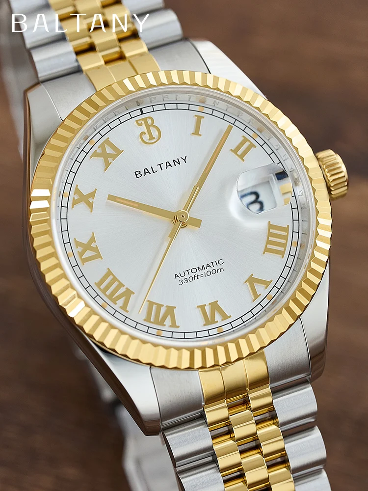 BaltanyS4094 39mm Men Mechanical Watch Luxury NH35 Automatic Dress Watch Sport StainlessSteel Waterproof DJ Homage Watch for Men
BaltanyS4094 39mm Men Mechanical Watch Luxury NH35 Automatic Dress Watch Sport StainlessSteel Waterproof DJ Homage Watch for Men