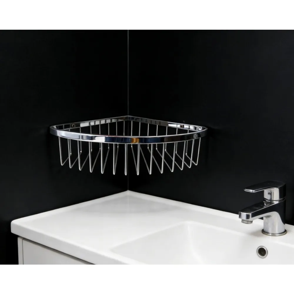 Настенная угловая полка-корзина из нержавеющей стали для душа, органайзер для шампуня и косметики в ванную
Настенная угловая полка-корзина из нержавеющей стали для душа, органайзер для шампуня и косметики в ванную